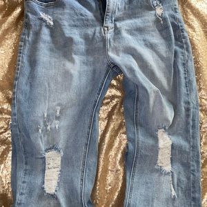 PLUS SIZE ANKLE JEANS